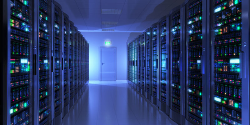 Server room interior